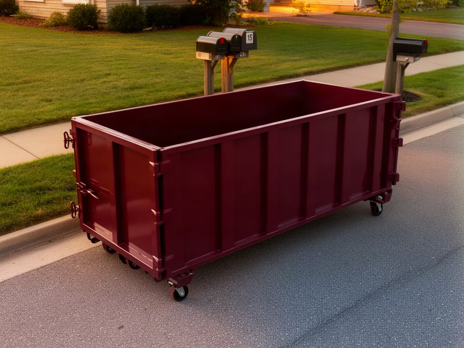 Roll-off dumpster from Bee Bayou Dumpster Rental in Baton Rouge, LA